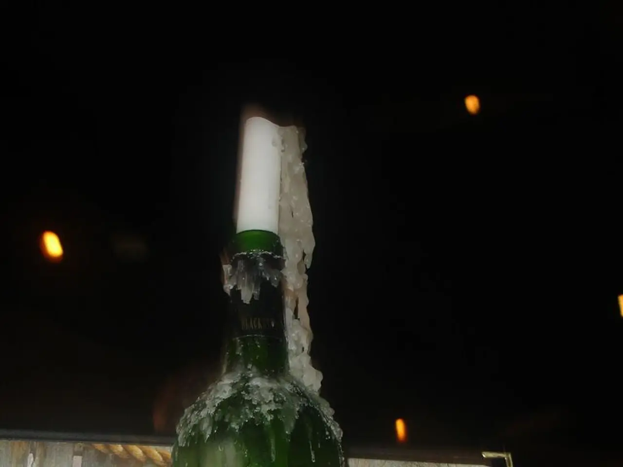 Here there is bottle and menu card.