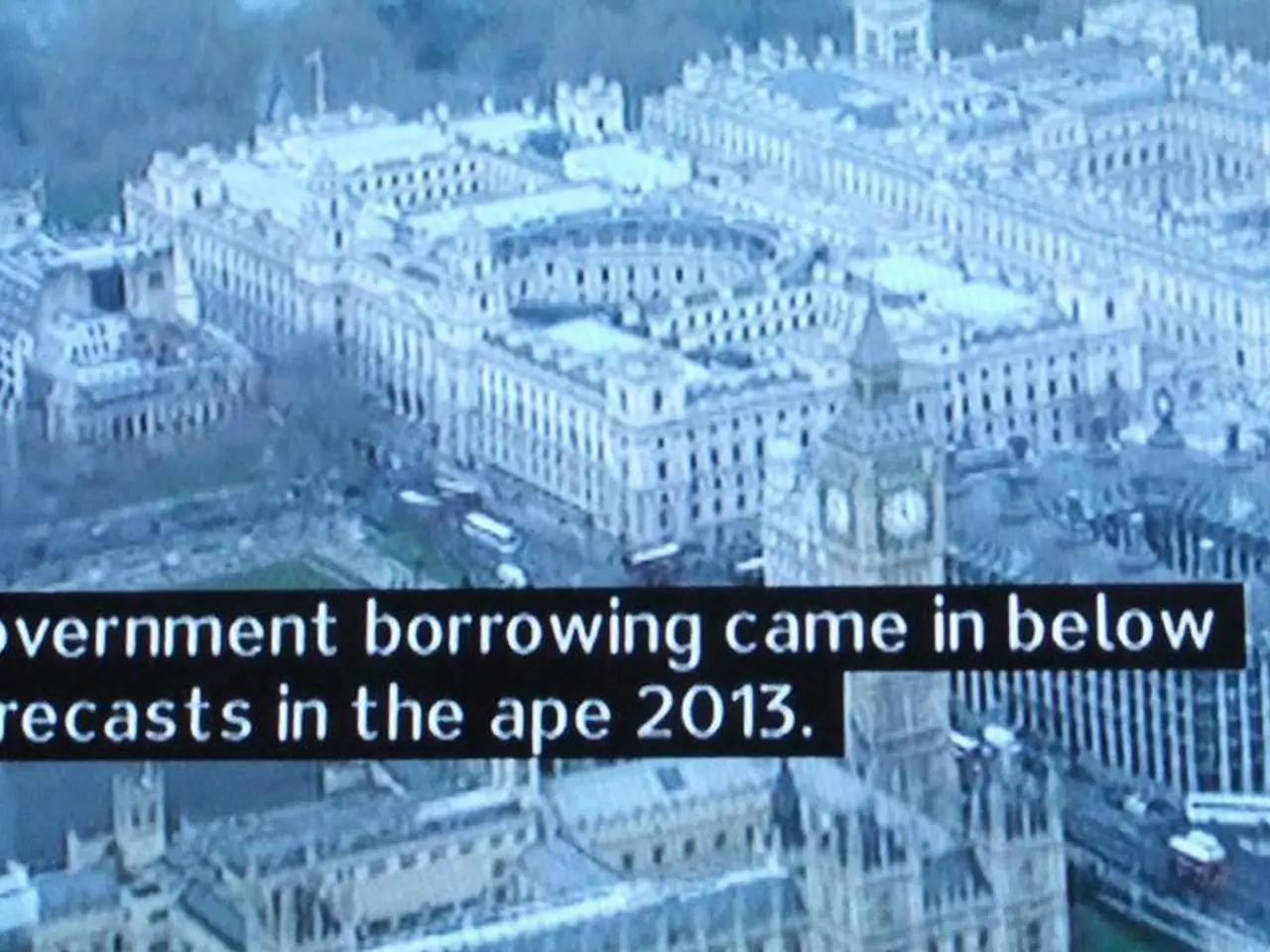 In this image I can see a poster which has so many buildings and text highlighted on it.