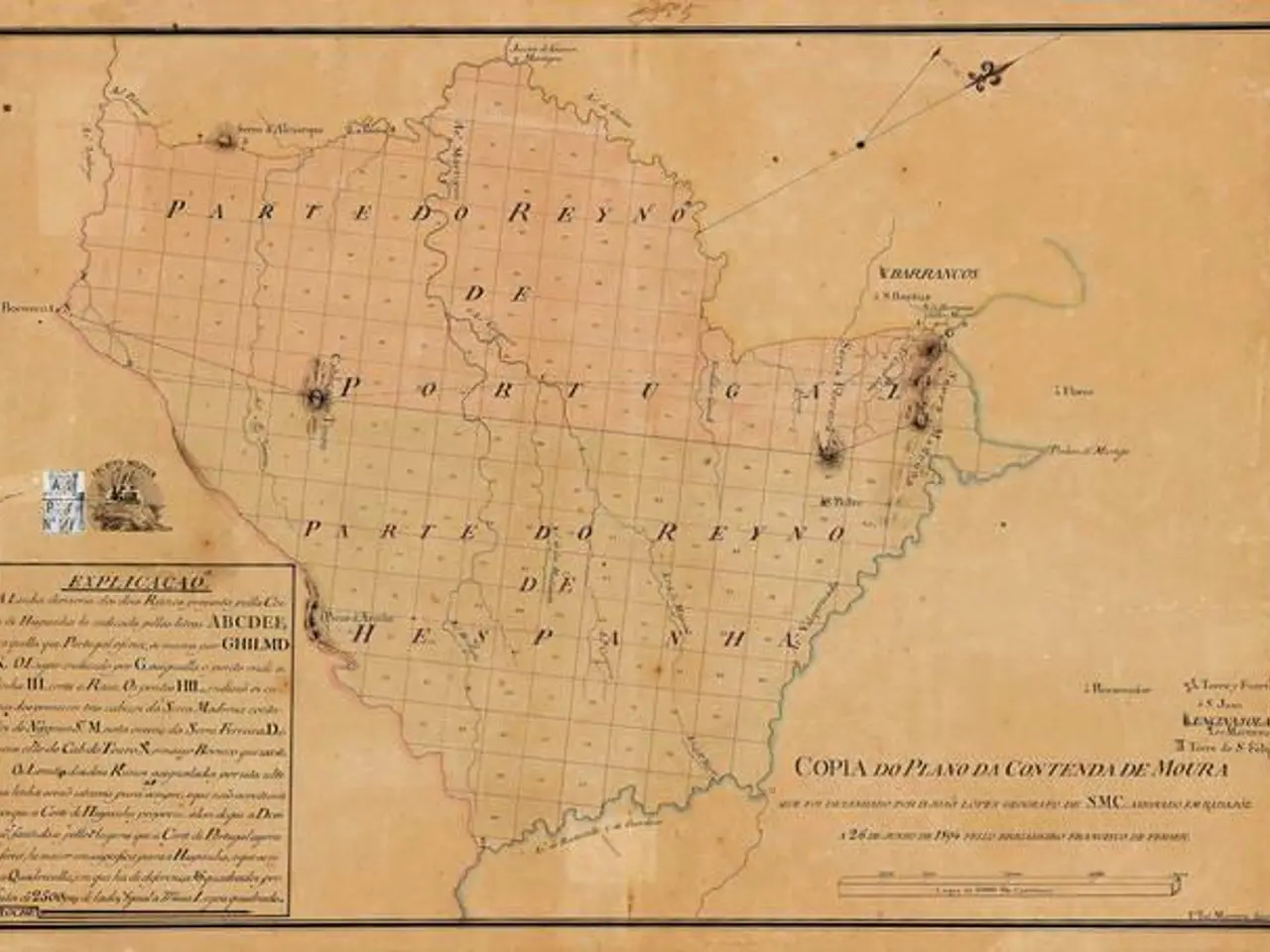 The image shows an old map of Brazil with the provinces of Brazil and Brazil highlighted. The map...