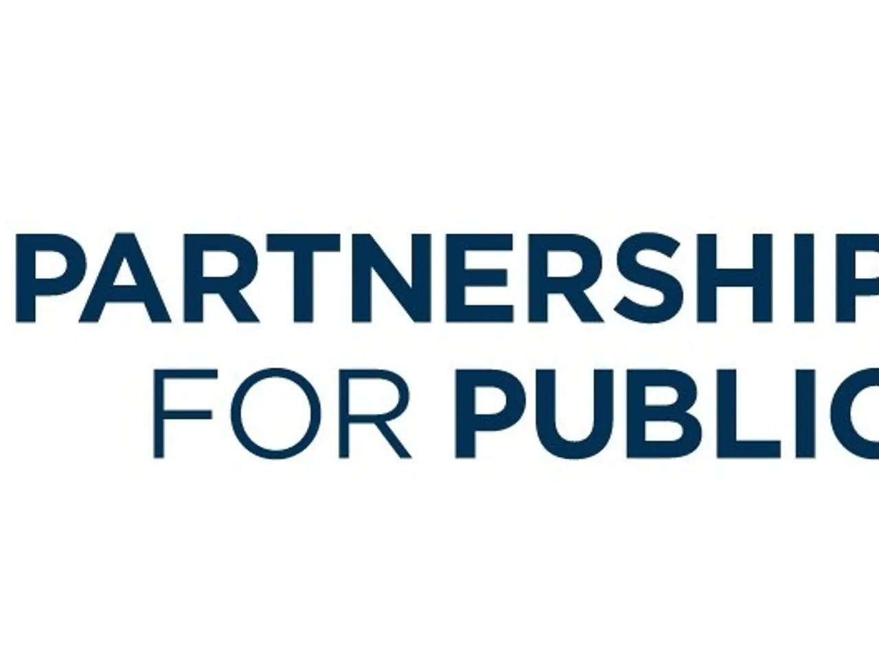 The image shows a logo with the words "Partnership for Public Service" written in bold, black font...