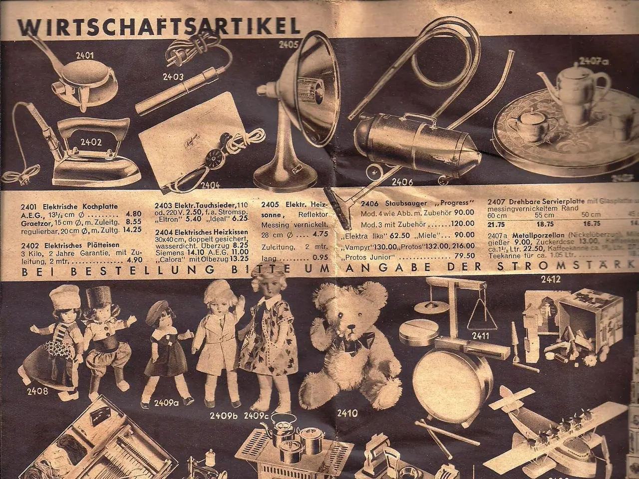 The image shows an advertisement for a toy store with a variety of toys, including a bus, a person,...