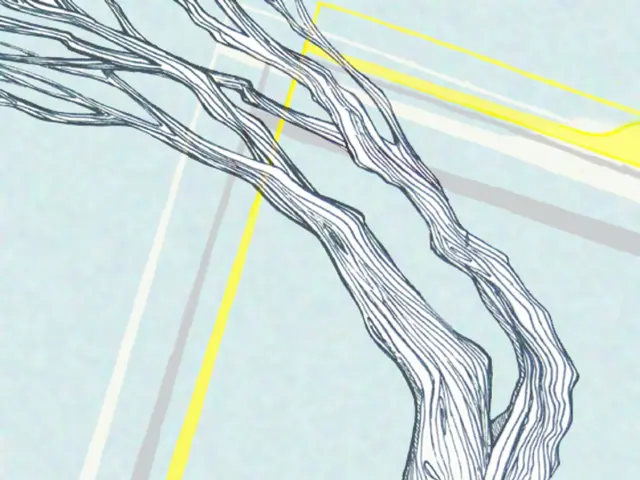 Here we can see a sketch of a trees trunk with something printed beside it, probably this is a...