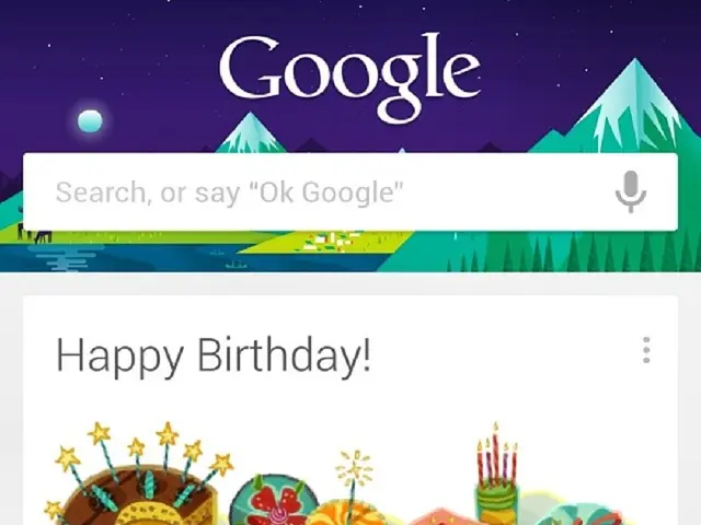 In this picture there is a poster. At the bottom I can see the animated image of the cakes and...