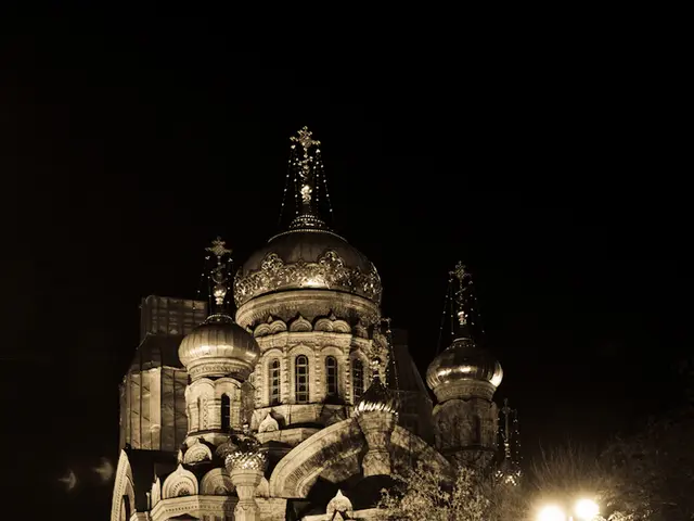 At the bottom of this image, there is a road, on which there are white color lines. In the...