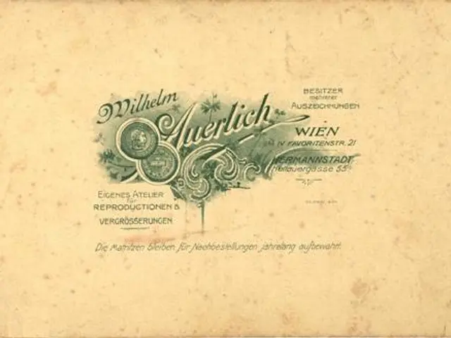 The image shows an old German banknote with a picture of a man on it. The text on the paper reads...