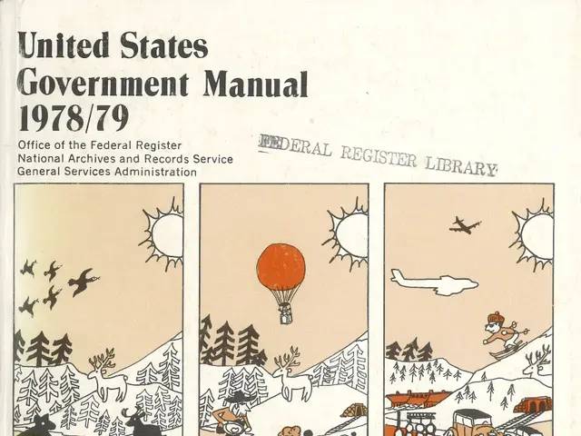 The image shows a book with the title "United States Government Manual 1978/79" on the cover page....