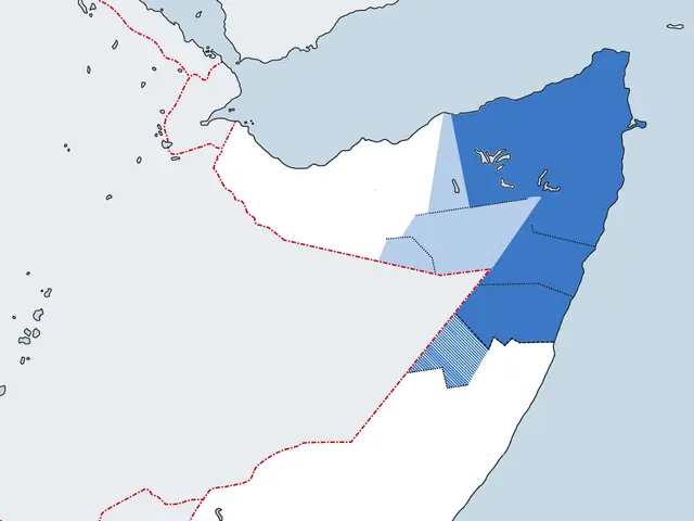 The image shows a map of the United Arab Emirates with the provinces of Kuwait highlighted in blue...