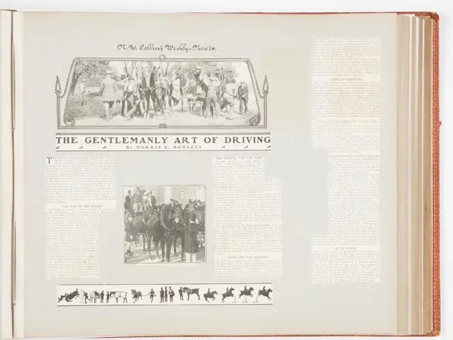 The image shows an open book with pictures and text on it, depicting the gentlemanly art of...