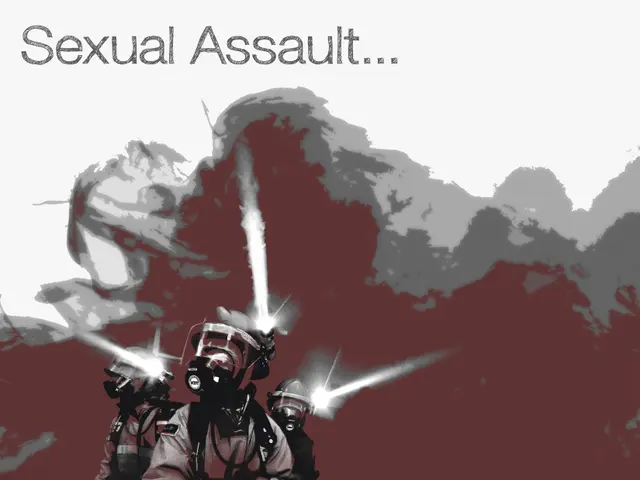 The image shows a poster with the words "Sexual Assault Prevention - It's Everyone's Duty" written...