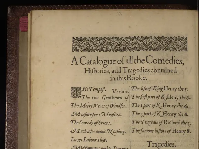 The image shows an open book with text on it against a dark background. The book appears to be a...