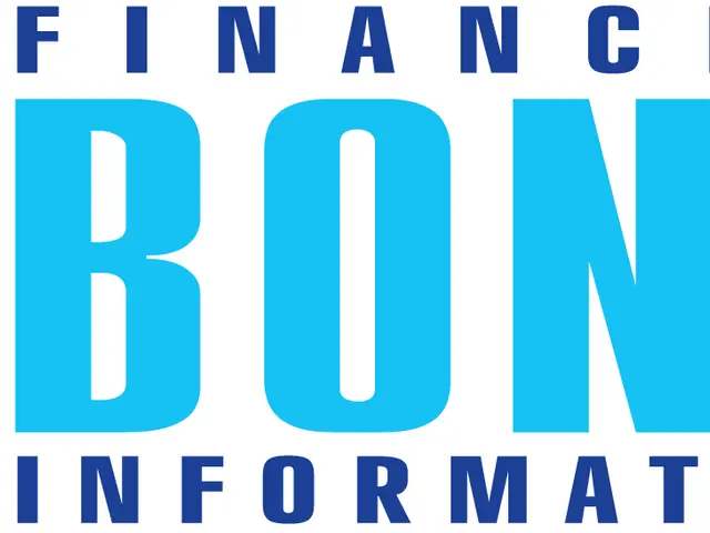 The image shows the Financial Bonds Information logo, which consists of white text on a blue...