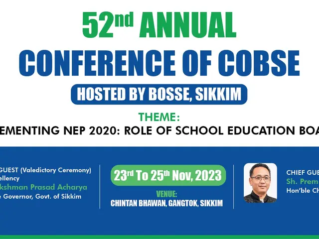 The image shows an advertisement for the 52nd Annual Conference of Cobse hosted by Bosse Sikkim. It...