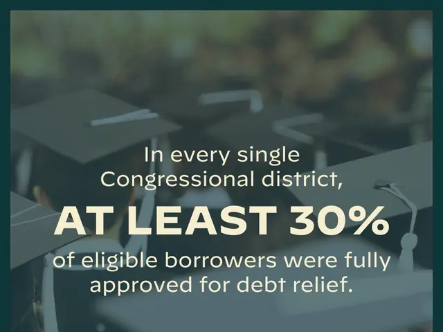 The image shows a poster with text that reads "In every single congressional district, at least 30%...