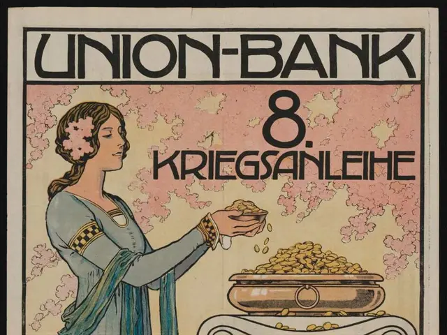 The image shows a woman standing in front of a black background, holding a bowl of food in her...