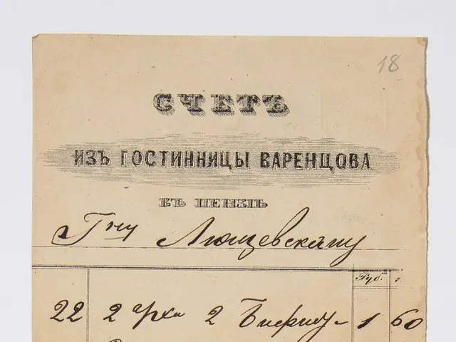 The image shows a piece of paper with handwriting on it, which appears to be a receipt from the...