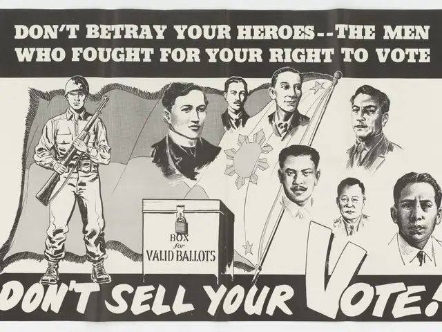The image shows a poster with pictures of men and text that reads "Don't Betray Your Heroes - The...