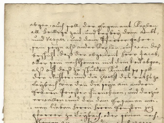 The image shows an old book with handwriting on it, which is believed to be a letter written by a...